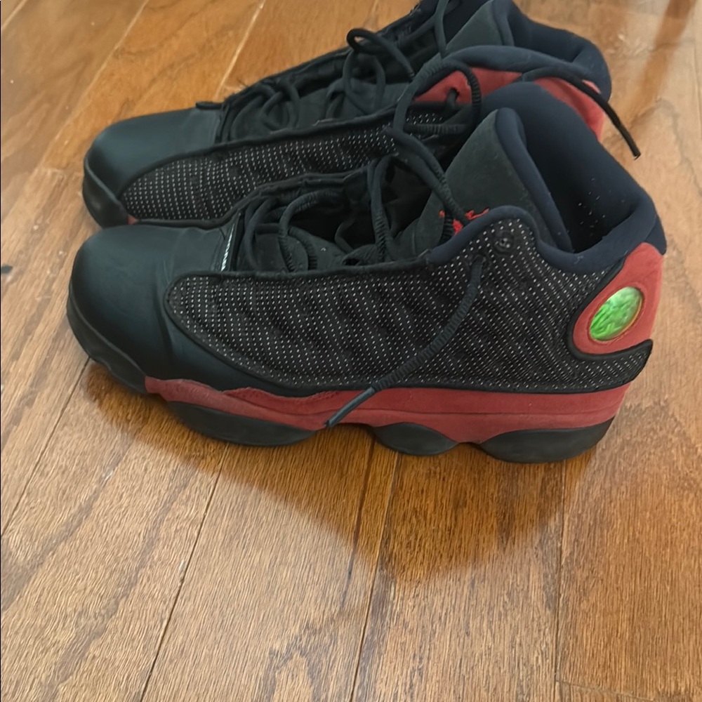 Kids Black and Red Sneakers